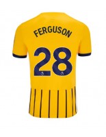Moške Nogometnih dresov Brighton Evan Ferguson #28 Gostujoči 2024-25 Kratki rokavi
